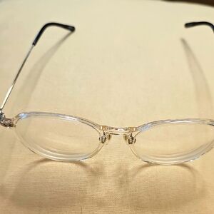 Clear Oval Glasses By Zenni.‎ Very Good Used Condition.